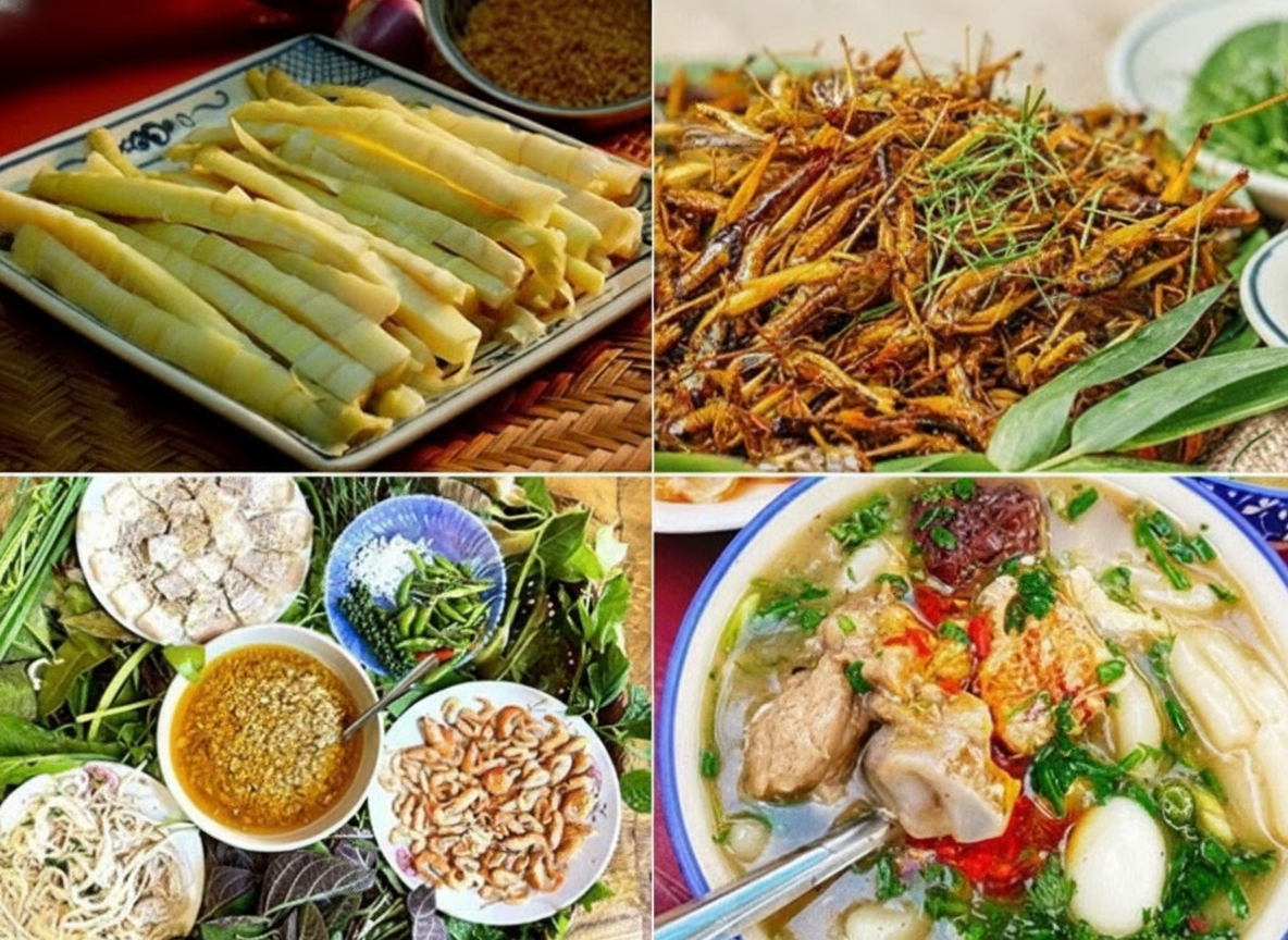 Món ăn núi rừng Kon Tum