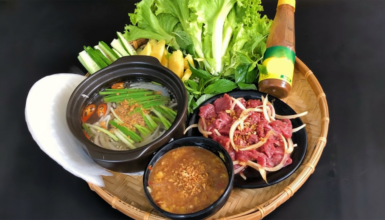 Bò nhúng giấm Buôn Ma Thuột