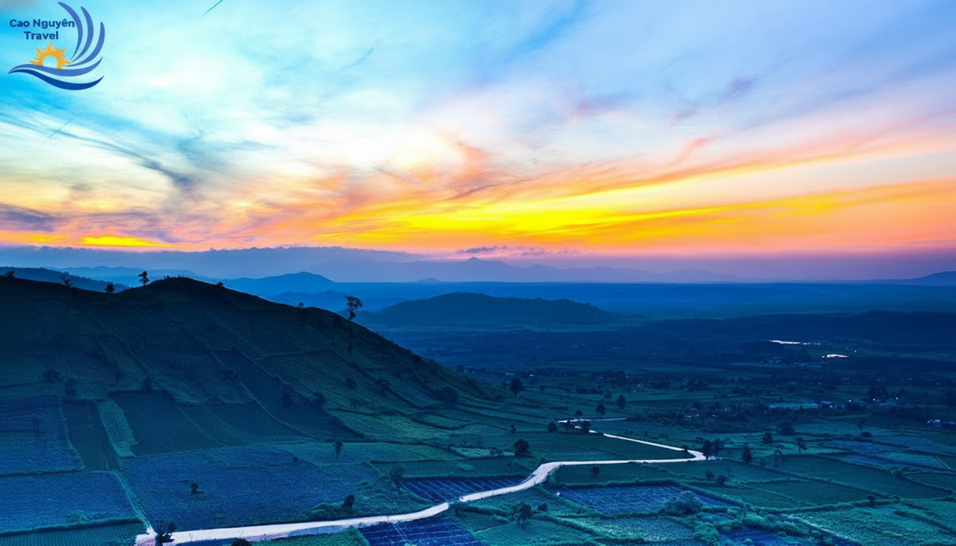 Hoàng hôn Chư Đăng Ya Pleiku