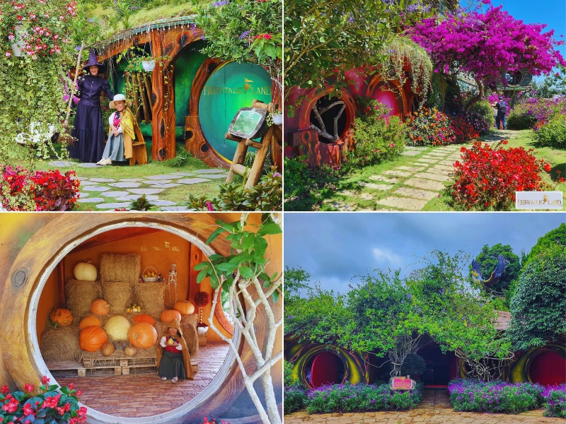 khu vườn cổ tích Đà Lạt