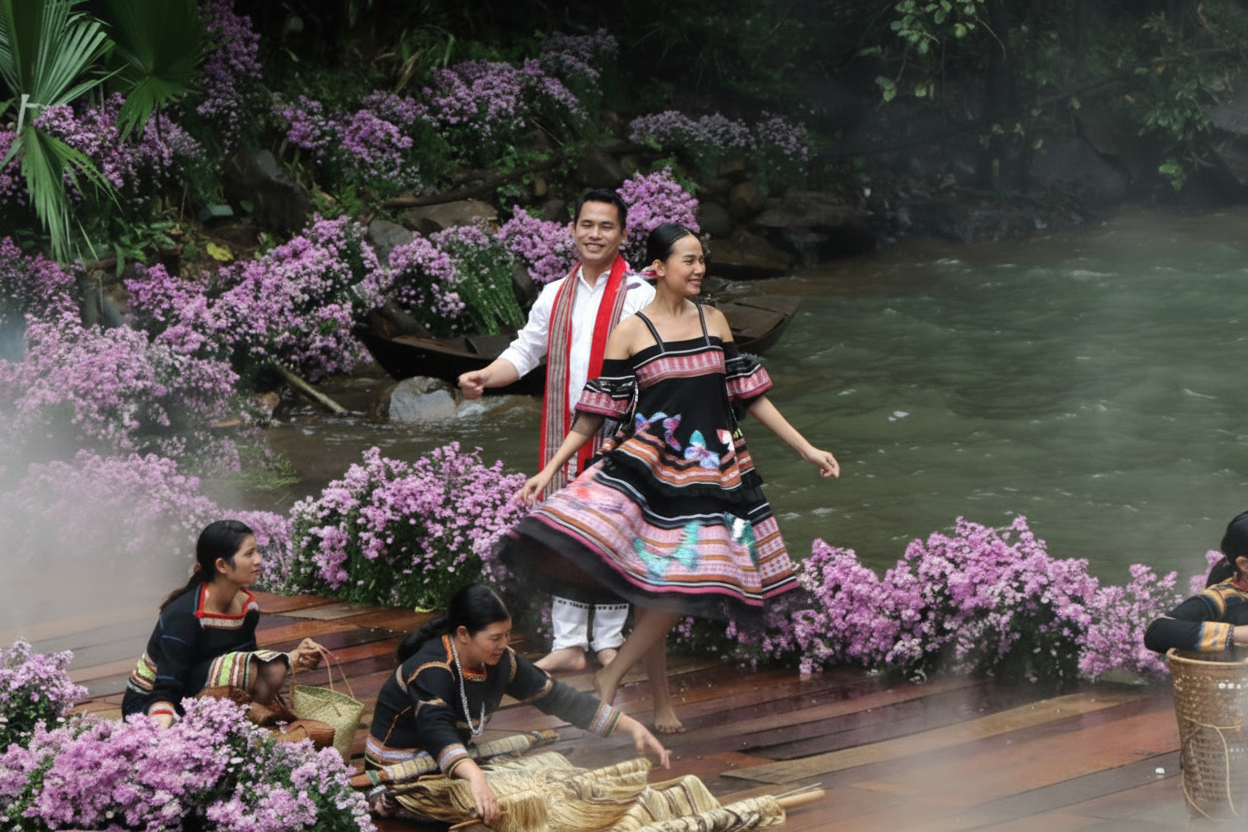 Dệt thổ cẩm Kon Tum