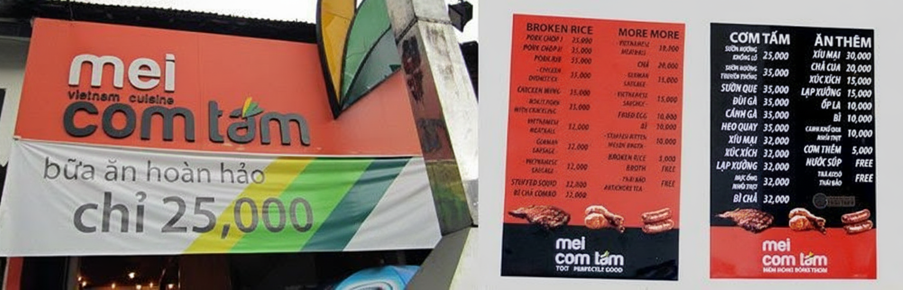 món ăn Cơm tấm Mei