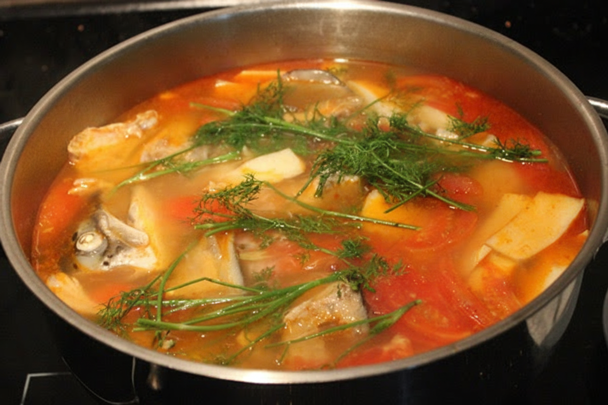 Ẩm thực Đắk Lắk lẩu cá tầm